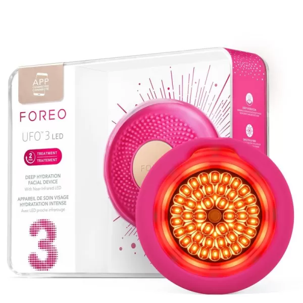 FOREO UFO 3 LED  NIR ampamp Red Light Mask Treatment  Full Spectrum LED Mask  Deep Moisturiser  Face Masks Beauty  Increased Skin Care AbsorptionUFO 3 LED