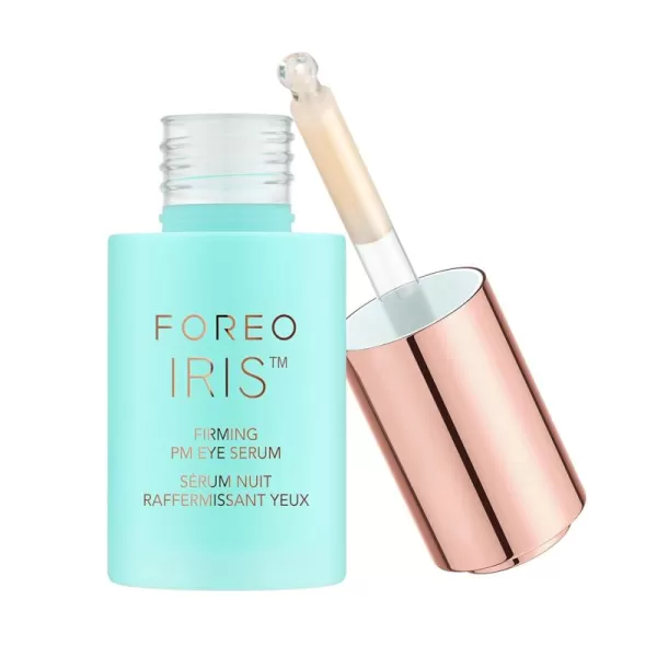 Foreo IRIS Firming PM Eye Serum  Retinol  Mushroom Extract  Vitamin E  Bakuchiol  Travel size Eye Treatment Products  Dark Circles ampamp Eye Bags  Fragrance Free  All Skin Types  05 oz