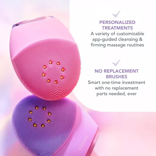 FOREO Luna 3 Plus Silicone Facial Cleansing Brush Face Sculpting Tool Anti Aging Face Massager Instant Face Lift Enhances Absorption of Facial Skin Care Products Normal SkinCombination Skin