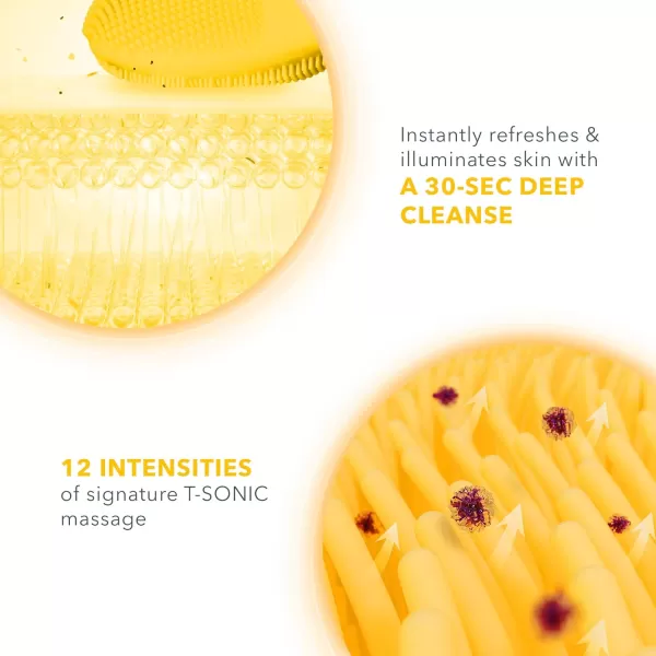 FOREO Luna Mini 3  Premium Facial Cleansing BrushSunflower Yellow