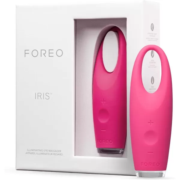 imageFOREO IRIS Eye Massager Dark Circle Remover ampamp Eyebag Remover Eye Depuffer Anti Aging Increases Absorption of Eye Mask Essences Waterproof 2year Warranty MagentaMagenta