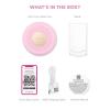 imageFOREO UFO 3 mini 4in1 Face Mask Skincare Device  Face Moisturiser  AntiAging  Red Light  Warming  Facial Massage  Appconnected  Arctic BluePearl Pink