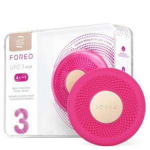 imageFOREO UFO 3 mini 4in1 Face Mask Skincare Device  Face Moisturiser  AntiAging  Red Light  Warming  Facial Massage  Appconnected  Arctic BlueFuchsia