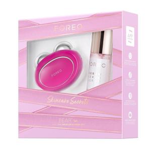 imageFOREO Skincare Secrets Gift Set BEAR Smart Microcurrent Facial Toning Device for Instant FullFace Firming  SERUM SERUM SERUM 10 oz MicroCapsule Youth Preserve Squalane Sodium Hyaluronate ampamp HABEAR  Serum