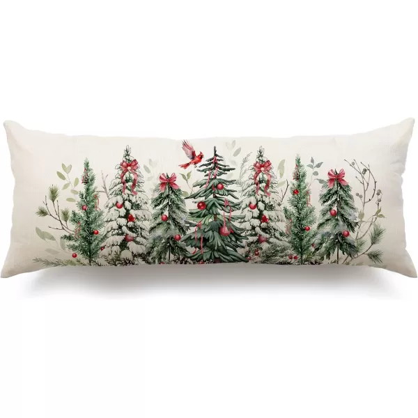 DFXSZ Christmas Pillow Covers 18x18 Inch Set of 2 Christmas Tree Decorative Throw Pillows Winter Christmas Decor for Home Couch TH35B18Green