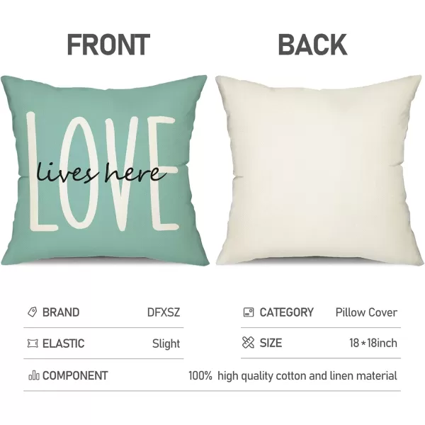 DFXSZ Farmhouse Pillow Covers 16x16 Set of 4Eucalyptus Leaves Decorations Truck Vase Home Sweet Home Linen Cushion Case Gifts for Home DecorG