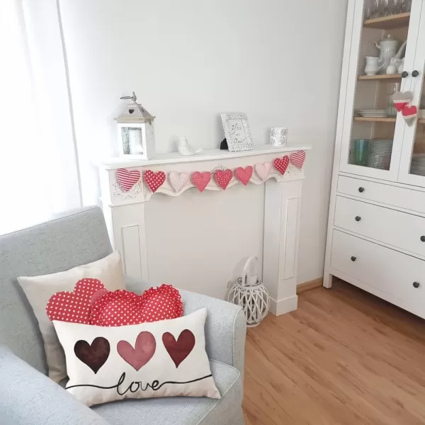 Valentines Day Pillow Covers 12x20 Pink Heart Love Valentines Day Pillows Winter Holiday Lumbar Pillow Covers 12x20 Outdoor Pillowcase for Home DecorWhite2