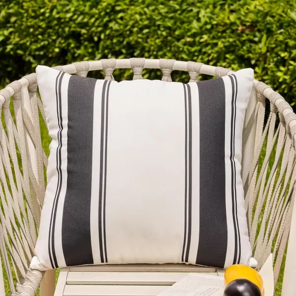 DFXSZ Outdoor Pillow Covers 18x18 Inch Set of 4 Hello Sunshine Decorative Yellow Throw Pillows Outdoor Summer Waterproof Decor for Patio Funiture Garden Polyester Cushion Covers 013DBlack