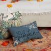 imageDFXSZ Fall Pillow Covers 12x20 Inch Outdoor Throw Pillow Covers Hello Pumpkin Decorative Blue Throw Pillow Cushion Cases for Home Couch