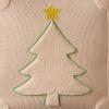 imageDFXSZ Christmas Pillow Covers 18x18 Green Big Christmas Tree Decoration Soft Plush Faux Fur Jacquard Throw Pillows for Bedroom Sofa Holiday Festivals Winter Home Decor PTK068A18Yellow Star Beige Tree