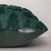 imageDFXSZ Christmas Tree Pillow Covers 18x18 inch Set of 2 Christmas Decoration Green Soft Plush Faux Fur Jacquard Throw Pillows for Bedroom Sofa Holiday Festivals Winter Home Decor PTK006A18Green