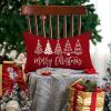 imageDFXSZ Merry Christmas Pillow Cover 12x20 Farmhouse Christmas Throw Lumbar Pillow Cover Decorations Christmas Tree Holiday Decor Case for Home CouchRed1