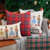 imageDFXSZ Merry Christmas Throw Pillow Cover 12x20 Inch Nutcracker Christmas Decor Winter Holiday Party Cushion Case Decoration for Sofa Couch YK141B12A1