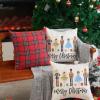 imageDFXSZ Merry Christmas Throw Pillow Cover 12x20 Inch Nutcracker Christmas Decor Winter Holiday Party Cushion Case Decoration for Sofa Couch YK141B12A1