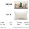 imageDFXSZ Merry Christmas Throw Pillow Cover 12x20 Inch Nutcracker Christmas Decor Winter Holiday Party Cushion Case Decoration for Sofa Couch YK141B12A2