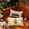 imageDFXSZ Merry Christmas Throw Pillow Cover 12x20 Inch Nutcracker Christmas Decor Winter Holiday Party Cushion Case Decoration for Sofa Couch YK141B12A2