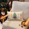 imageDFXSZ Merry Christmas Throw Pillow Cover 12x20 Inch Nutcracker Christmas Decor Winter Holiday Party Cushion Case Decoration for Sofa Couch YK141B12A2