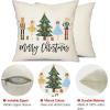 imageDFXSZ Merry Christmas Throw Pillow Cover 12x20 Inch Nutcracker Christmas Decor Winter Holiday Party Cushion Case Decoration for Sofa Couch YK141B12A218