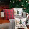 imageDFXSZ Merry Christmas Throw Pillow Cover 12x20 Inch Nutcracker Christmas Decor Winter Holiday Party Cushion Case Decoration for Sofa Couch YK141B12A218