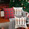 imageDFXSZ Merry Christmas Throw Pillow Cover 12x20 Inch Nutcracker Christmas Decor Winter Holiday Party Cushion Case Decoration for Sofa Couch YK141B12A3