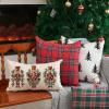 imageDFXSZ Merry Christmas Throw Pillow Cover 12x20 Inch Nutcracker Christmas Decor Winter Holiday Party Cushion Case Decoration for Sofa Couch YK141B12A4