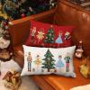 imageDFXSZ Merry Christmas Throw Pillow Cover 12x20 Inch Nutcracker Christmas Decor Winter Holiday Party Cushion Case Decoration for Sofa Couch YK141B12Red