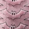 imageDFXSZ Halloween Pillow Covers 18x18 inch Set of 2 Beige Bat with Black Eyes Throw Pillow Cases Soft Plush Faux Fur Wool Couch Cushion Case for Chair Sofa Bedroom Living Room Home Decor PTK059A18Pink