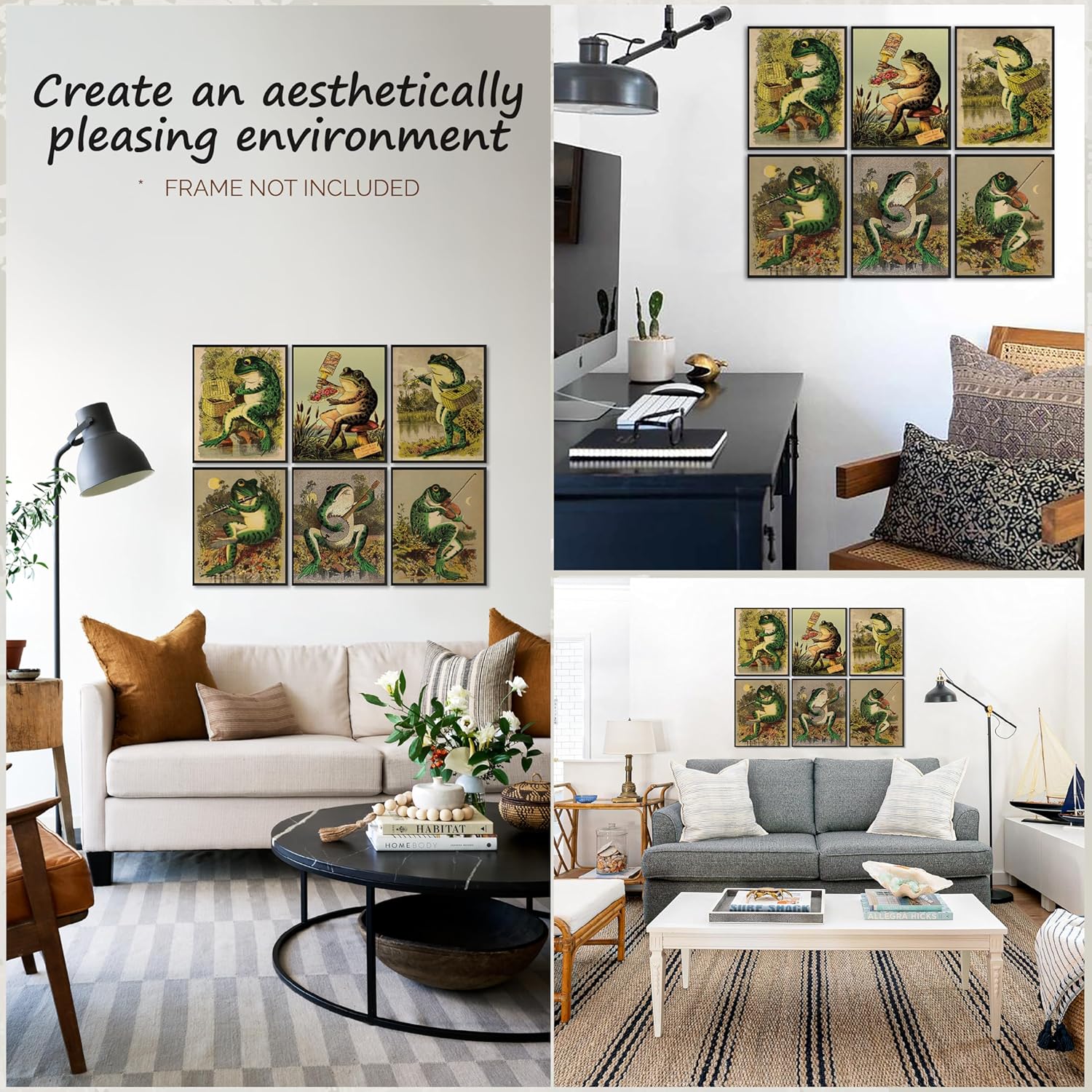 97 Decor Mexican Decor for Home  Mexican Art Wall Decor Vintage Mexican Wall Art Posters Retro Mexico Folk Art Decorations Boho Mexican Picture Mexicana Prints for Kitchen Bedroom 8x10 UNFRAMEDFrog