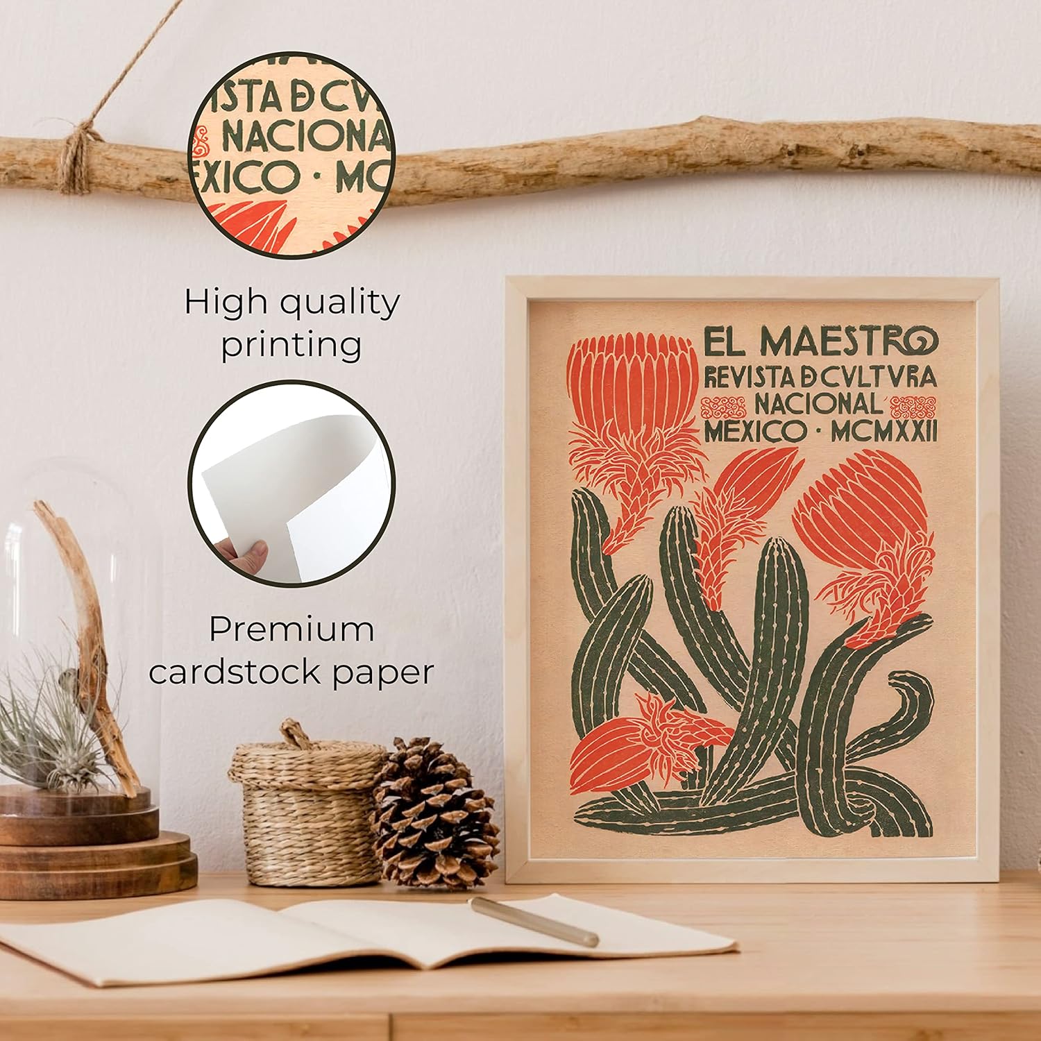 97 Decor Mexican Decor for Home  Mexican Art Wall Decor Vintage Mexican Wall Art Posters Retro Mexico Folk Art Decorations Boho Mexican Picture Mexicana Prints for Kitchen Bedroom 8x10 UNFRAMEDMexican Poster