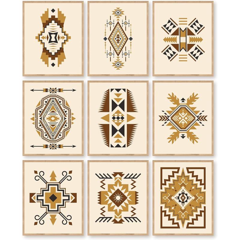 97 Decor Mexican Decor for Home  Mexican Art Wall Decor Vintage Mexican Wall Art Posters Retro Mexico Folk Art Decorations Boho Mexican Picture Mexicana Prints for Kitchen Bedroom 8x10 UNFRAMEDAztec Poster
