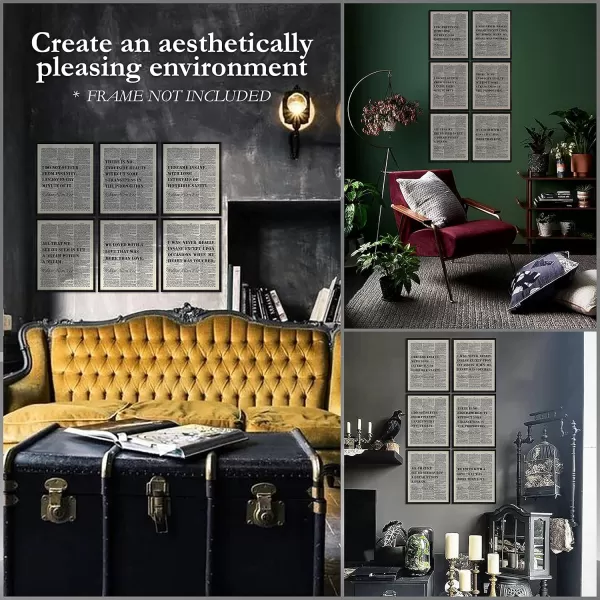 97 Decor Gold Pictures Wall Decor  Black and Gold Wall Decorations for Living Room Gold Black Wall Decor Marble Wall Decor Abstract Gold Marble Art Wall Decor Home Bedroom 8x10 UNFRAMEDEdgar Allan Poe Poster
