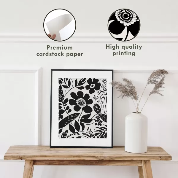97 Decor Gold Pictures Wall Decor  Black and Gold Wall Decorations for Living Room Gold Black Wall Decor Marble Wall Decor Abstract Gold Marble Art Wall Decor Home Bedroom 8x10 UNFRAMEDBlack Flower
