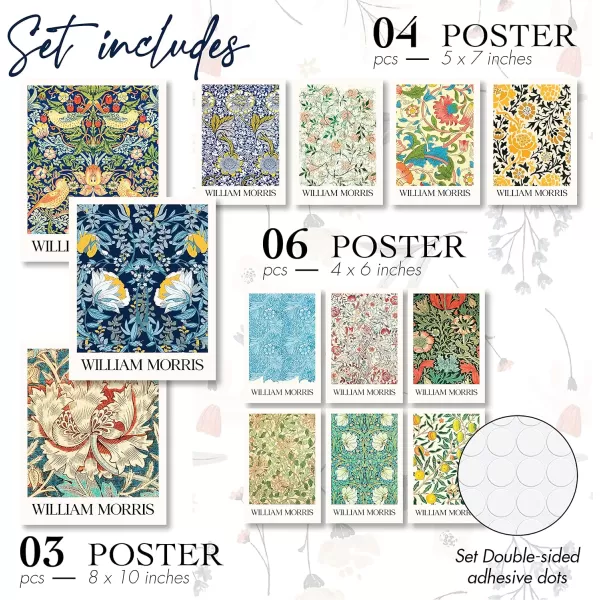 97 Decor Gustav Klimt Wall Art Posters  Gustav Klimt Kiss Poster Lady With Fan Gustav Klimt Sunflower Painting Fine Art Prints Klimt Picture Set Classic Nouveau Artwork Decorations 8x10 UNFRAMEDWilliam Morris