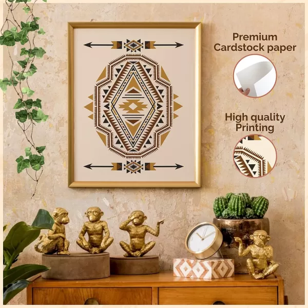 97 Decor Mexican Decor for Home  Mexican Art Wall Decor Vintage Mexican Wall Art Posters Retro Mexico Folk Art Decorations Boho Mexican Picture Mexicana Prints for Kitchen Bedroom 8x10 UNFRAMEDAztec Poster
