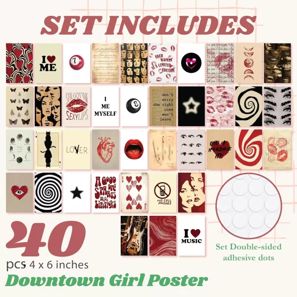 97 Decor Vanilla Girl Room Decor  40 Pcs Neutral Beige Wall Collage Kit Clean Girl Posters Boho Tan Prints Cream Pictures Vanilla Girl Aesthetic Dorm Decor for College Girls Bedroom 4quotx6quotDowntown Girl