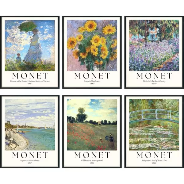 97 Decor Gustav Klimt Wall Art Posters  Gustav Klimt Kiss Poster Lady With Fan Gustav Klimt Sunflower Painting Fine Art Prints Klimt Picture Set Classic Nouveau Artwork Decorations 8x10 UNFRAMEDMonet Art