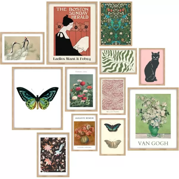 97 Decor Gustav Klimt Wall Art Prints  Gustav Klimt Poster Art Nouveau Decor Famous Painting Prints Botanical Nature Wall Art Green Artwork Landscape Sunflower Pictures for Home 8x10 UNFRAMEDEclectic