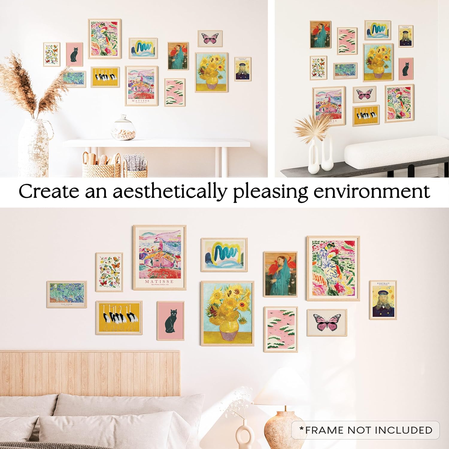 97 Decor Colorful Maximalist Decor  Modern Eclectic Home Decor Aesthetic Colorful Wall Art Prints for Wall Decor Unique Eclectic Decor Gallery Wall Art Funky Decor for Girl Bedroom 8x10 UnframedEclectic