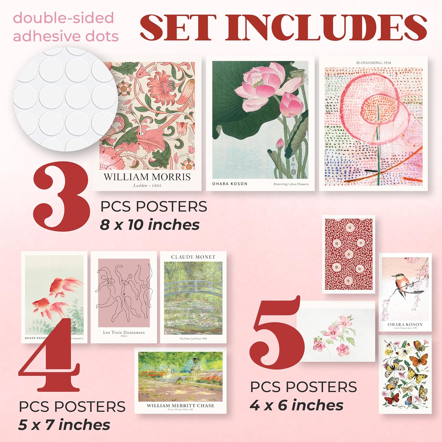 97 Decor Pink Coquette Room Decor Aesthetic  Eclectic Wall Art Vintage Coquette Decor Green and Pink Eclectic Decor Coquette Posters Maximalist Gallery Wall Prints for Home Bedroom UnframedCoquette