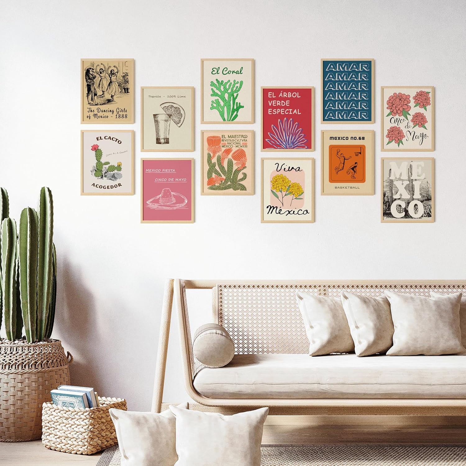 97 Decor Vintage Botanical Wall Art  Antique Botanical Prints Rustic Floral Wall Art Flower Art Wall Decor Wildflower Posters Botany Pictures for Home Bedroom Decorations 8x10 UNFRAMEDVintage Mexican