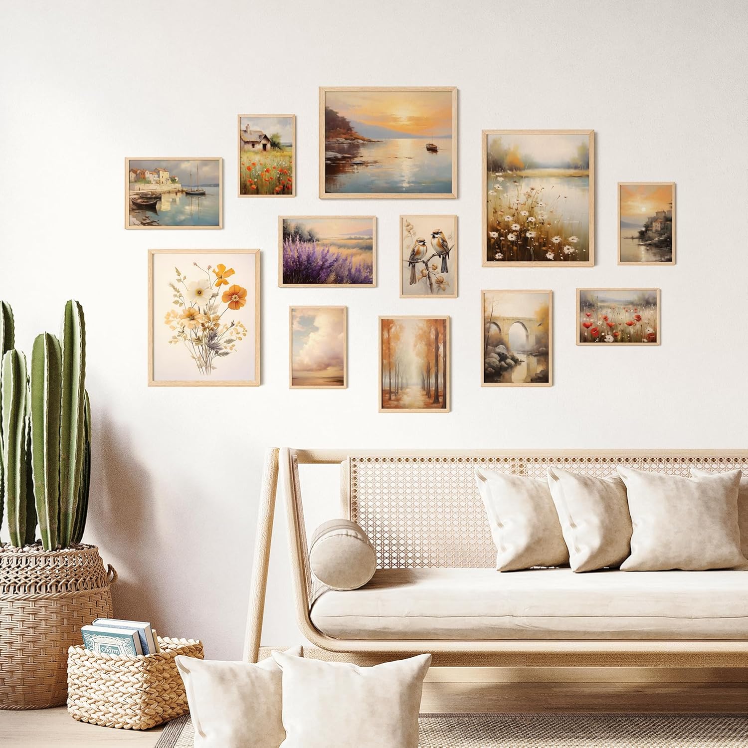 97 Decor Vintage French Country Wall Art  Neutral French Country Decor French Wall Art Prints Modern Farmhouse Posters Italian Countryside Landscape Pictures for Home Bedroom 8x10 UnframedFrench Country