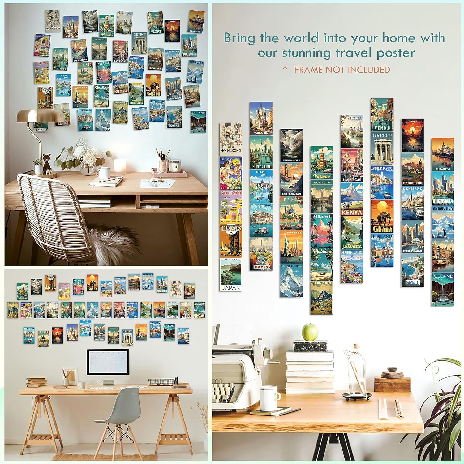 97 Decor Vintage Posters for Room Aesthetic  35pcs Vintage Art Wall Collage Kit Cottage Core Room Decor Earthy Forest Animal Wall Art Prints Cottagecore Posters Nature Decor for Bedroom 4quotx6quotTravel Collage