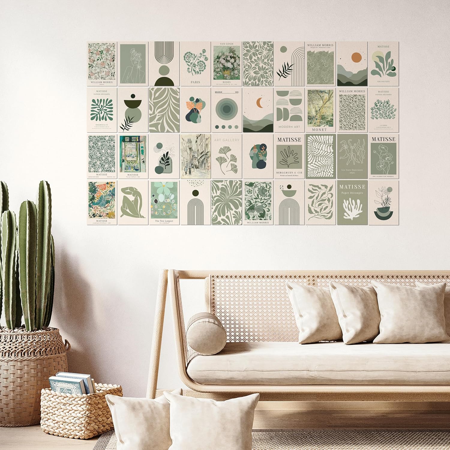 97 Decor Vintage Posters for Room Aesthetic  35pcs Vintage Art Wall Collage Kit Cottage Core Room Decor Earthy Forest Animal Wall Art Prints Cottagecore Posters Nature Decor for Bedroom 4quotx6quotSage green