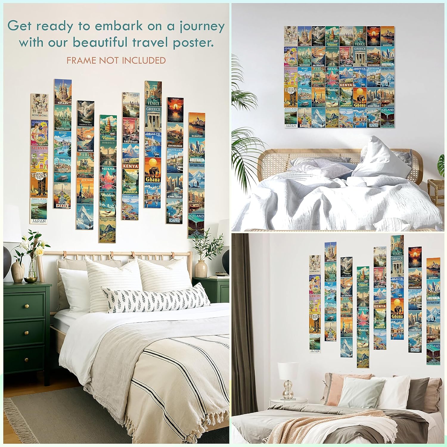 97 Decor Vintage Posters for Room Aesthetic  35pcs Vintage Art Wall Collage Kit Cottage Core Room Decor Earthy Forest Animal Wall Art Prints Cottagecore Posters Nature Decor for Bedroom 4quotx6quotTravel Collage