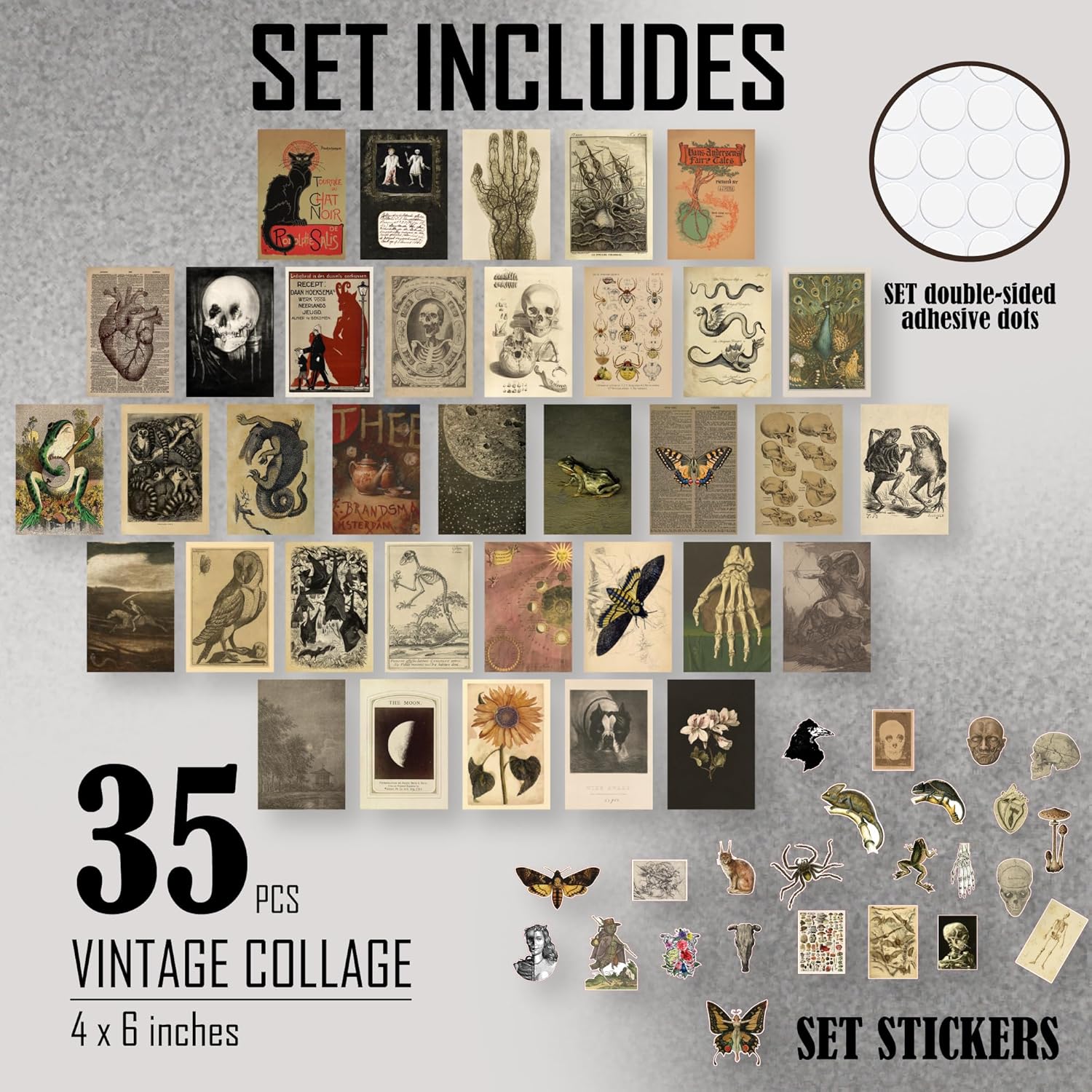 97 Decor Vintage Posters for Room Aesthetic  35pcs Vintage Art Wall Collage Kit Cottage Core Room Decor Earthy Forest Animal Wall Art Prints Cottagecore Posters Nature Decor for Bedroom 4quotx6quotVintage
