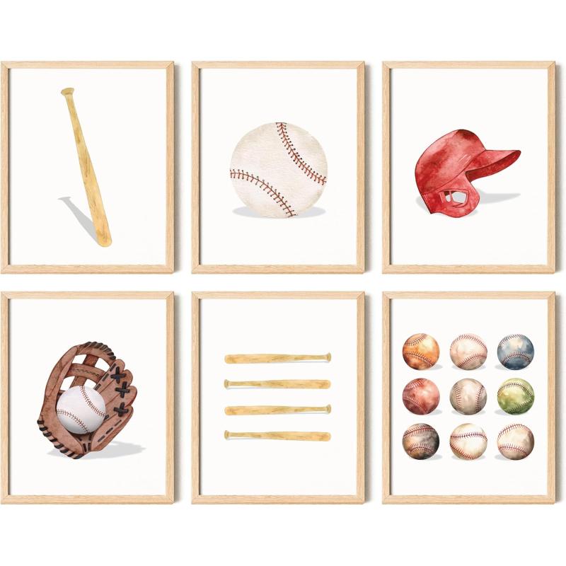 97 Decor Vintage Baseball Wall Decor  Baseball Room Decor for Boys Sports Wall Art Baseball Poster for Teen Kids Bedroom Baseball Pictures Sport Art Print for Man Cave Decorations 8x10 UNFRAMED