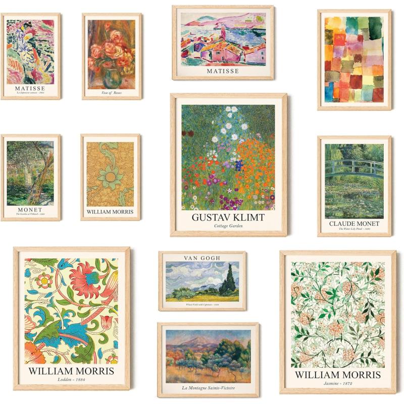 97 Decor Vintage Eclectic Wall Art Prints  Colorful Eclectic Wall Decor Maximalist Decor Aesthetic Pictures Famous Artist Paintings Gallery Wall Prints Art Posters for Dorm Bedroom UnframedEclectic Flower