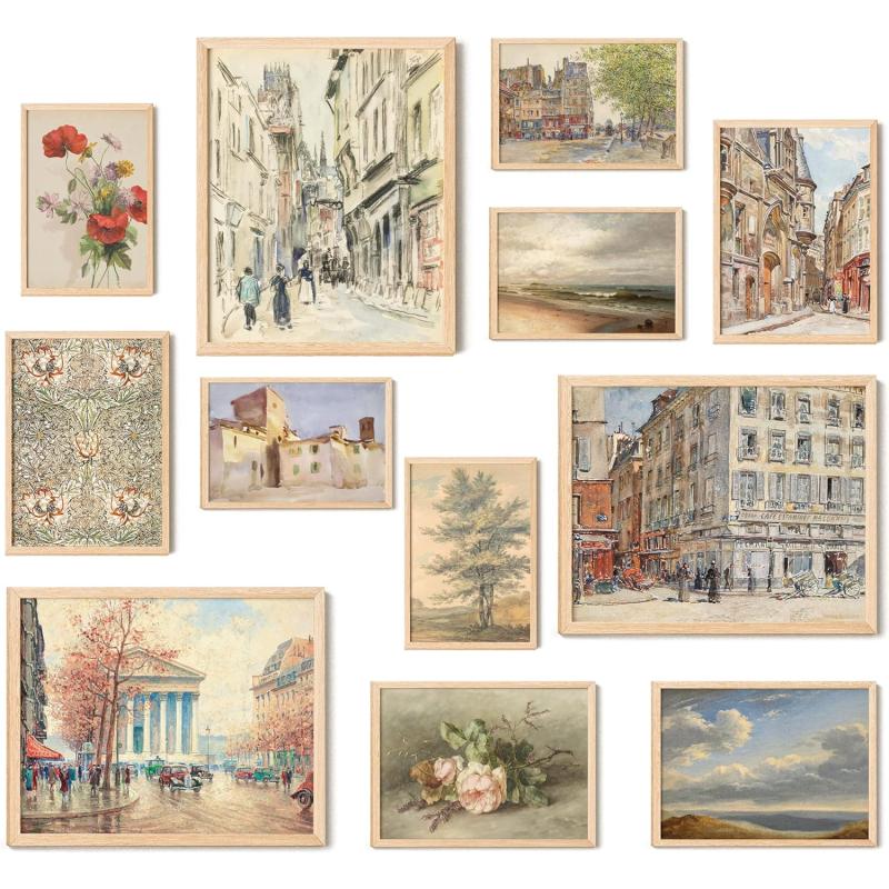 97 Decor Vintage Eclectic Wall Art Prints  Colorful Eclectic Wall Decor Maximalist Decor Aesthetic Pictures Famous Artist Paintings Gallery Wall Prints Art Posters for Dorm Bedroom UnframedFrench Country