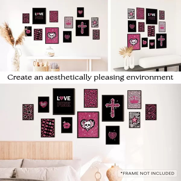 97 Decor Colorful Maximalist Decor  Modern Eclectic Home Decor Aesthetic Colorful Wall Art Prints for Wall Decor Unique Eclectic Decor Gallery Wall Art Funky Decor for Girl Bedroom 8x10 UnframedY2K
