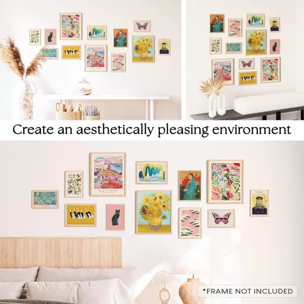97 Decor Colorful Maximalist Decor  Modern Eclectic Home Decor Aesthetic Colorful Wall Art Prints for Wall Decor Unique Eclectic Decor Gallery Wall Art Funky Decor for Girl Bedroom 8x10 UnframedEclectic